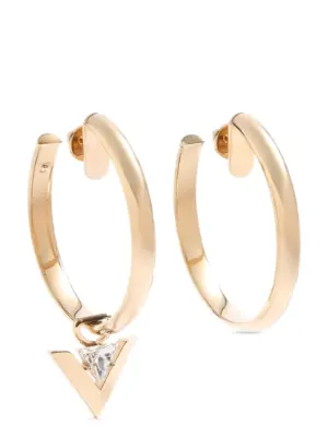 Valentino Garavani 'Je les V' hoop earrings W0J0AW8YCW9MN VALENTINO GARAVANI Gold