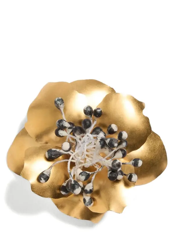 'Fleur Lumineuse' small brooch VALENTINO GARAVANI Gold