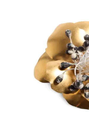 'Fleur Lumineuse' small brooch Woman VALENTINO GARAVANI Gold