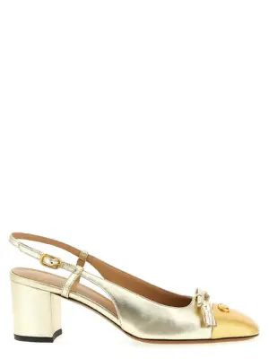 Valentino Garavani 'Valet Du Roi' slingback VALENTINO GARAVANI Gold