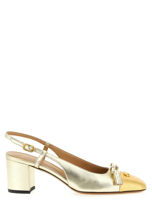 Valentino Garavani 'Valet Du Roi' slingback VALENTINO GARAVANI Gold