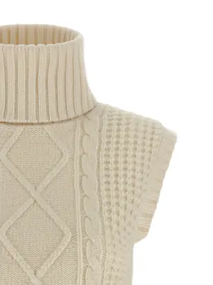 'Crystal' vest Woman PERFECT MOMENT White