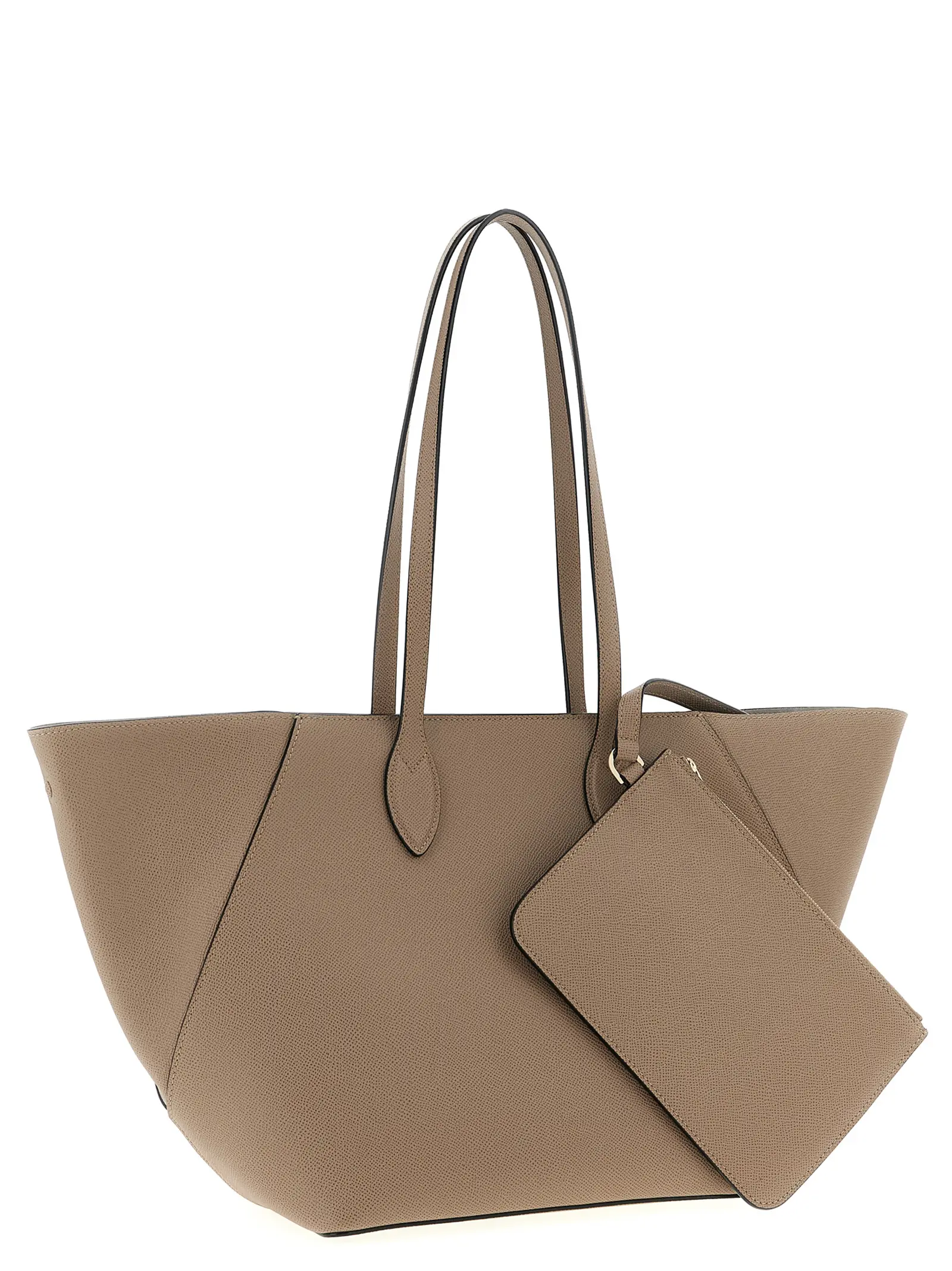 Середня сумка шопер Vivi Valextra Бежева 3 Medium 'Vivi' shopping bag Woman VALEXTRA Beige