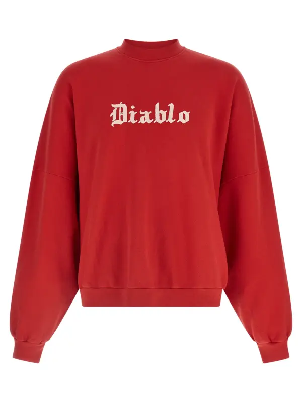 'Diablo Hooligan' sweatshirt WILLY CHAVARRIA Red