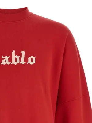 'Diablo Hooligan' sweatshirt Man WILLY CHAVARRIA Red