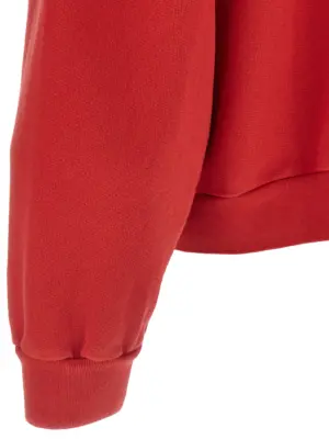 'Diablo Hooligan' sweatshirt 100% cotton WILLY CHAVARRIA Red