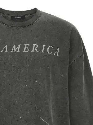 'Ski America' T-shirt Man WILLY CHAVARRIA Gray