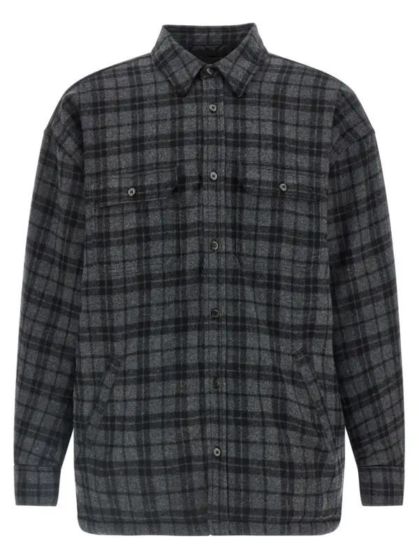 Padded overshirt WILLY CHAVARRIA Gray