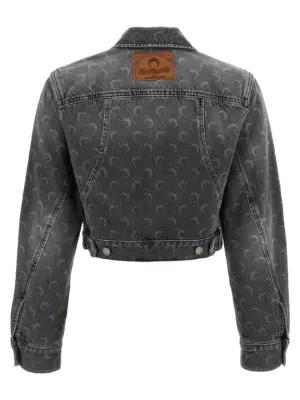 'Moon' jacket WJA041BCDEN0006GR90 MARINE SERRE Gray