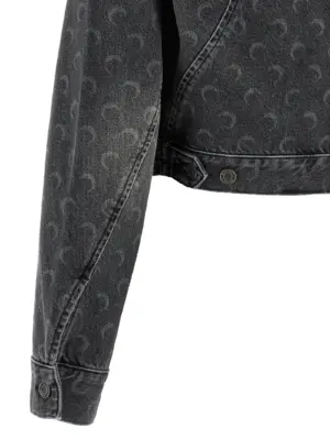 'Moon' jacket 100% cotton MARINE SERRE Gray