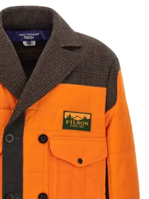 Filson x Junya Watanabe patchwork coat Man JUNYA WATANABE Multicolor