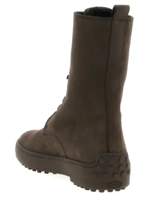 'Winter Gommino' ankle boots Woman TOD'S Brown