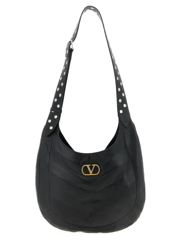 Valentino Garavani 'Hoboho' medium shoulder bag VALENTINO GARAVANI Black