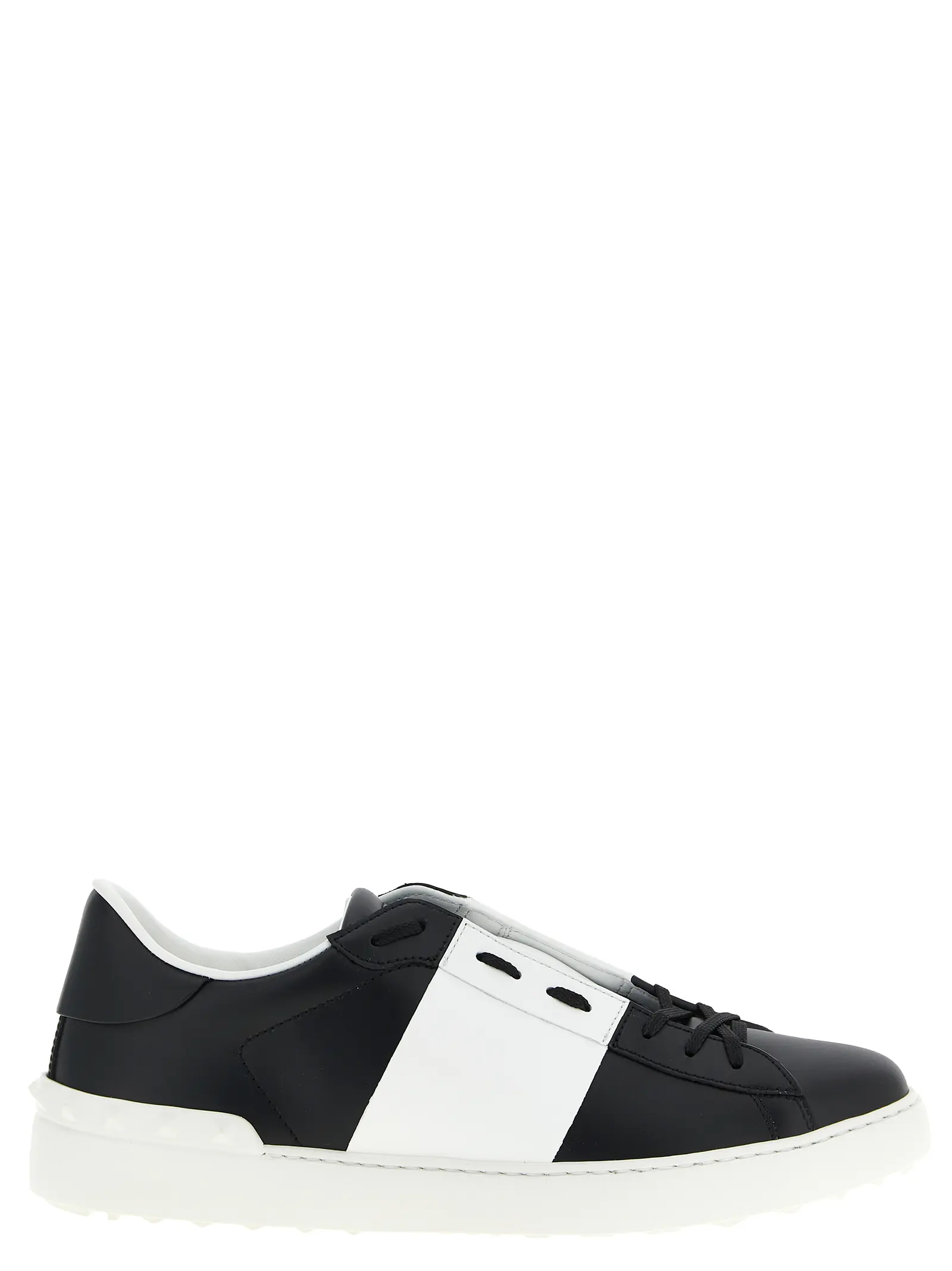 Кросівки Open Valentino Garavani Чорно-білі 1 Valentino Garavani 'Open' sneakers VALENTINO GARAVANI White/Black