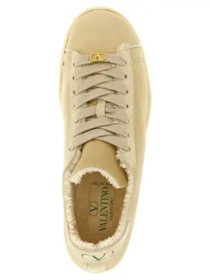 Valentino Garavani 'Royco' sneakers 100% goat leather (Capra Hircus Hircus) VALENTINO GARAVANI Beige