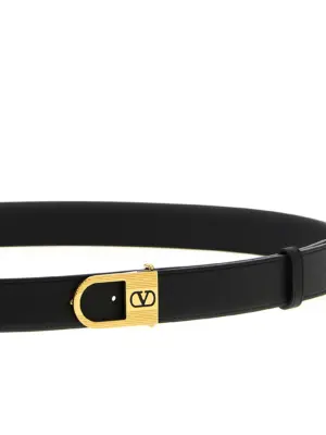 Valentino Garavani VLogo Signature belt Man VALENTINO GARAVANI Black