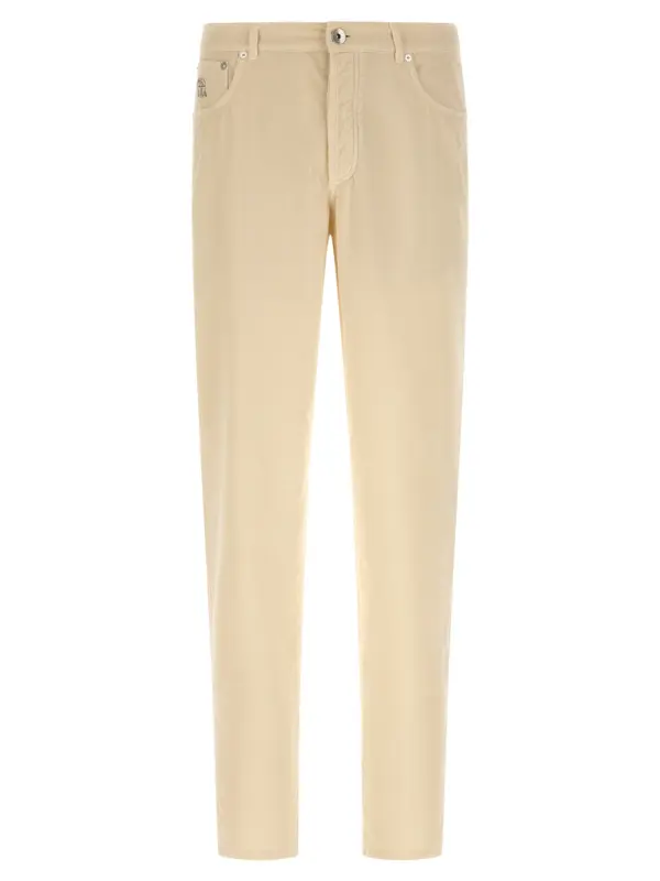 Corduroy pants BRUNELLO CUCINELLI Beige