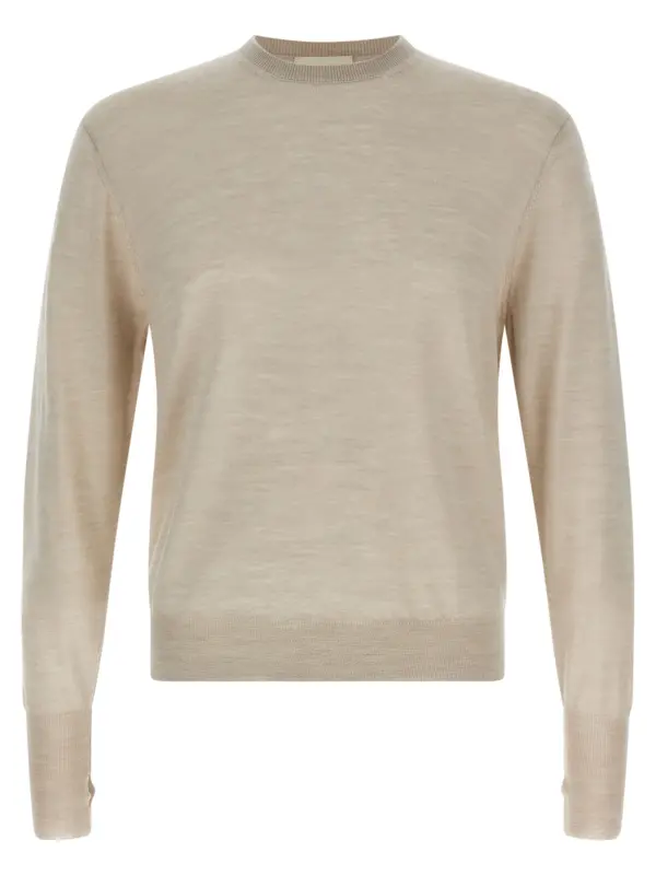 Wool and silk sweater MA'RY'YA Beige