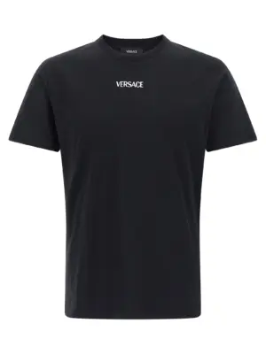 'Versace Logo' T-shirt VERSACE Black