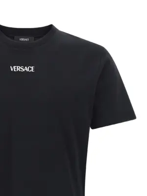 'Versace Logo' T-shirt Man VERSACE Black