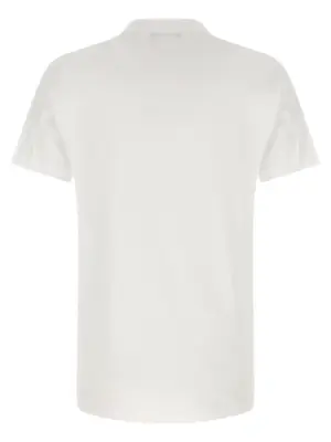 'Hall of Heroes Crest' T-shirt 10139441A167041W000 VERSACE White