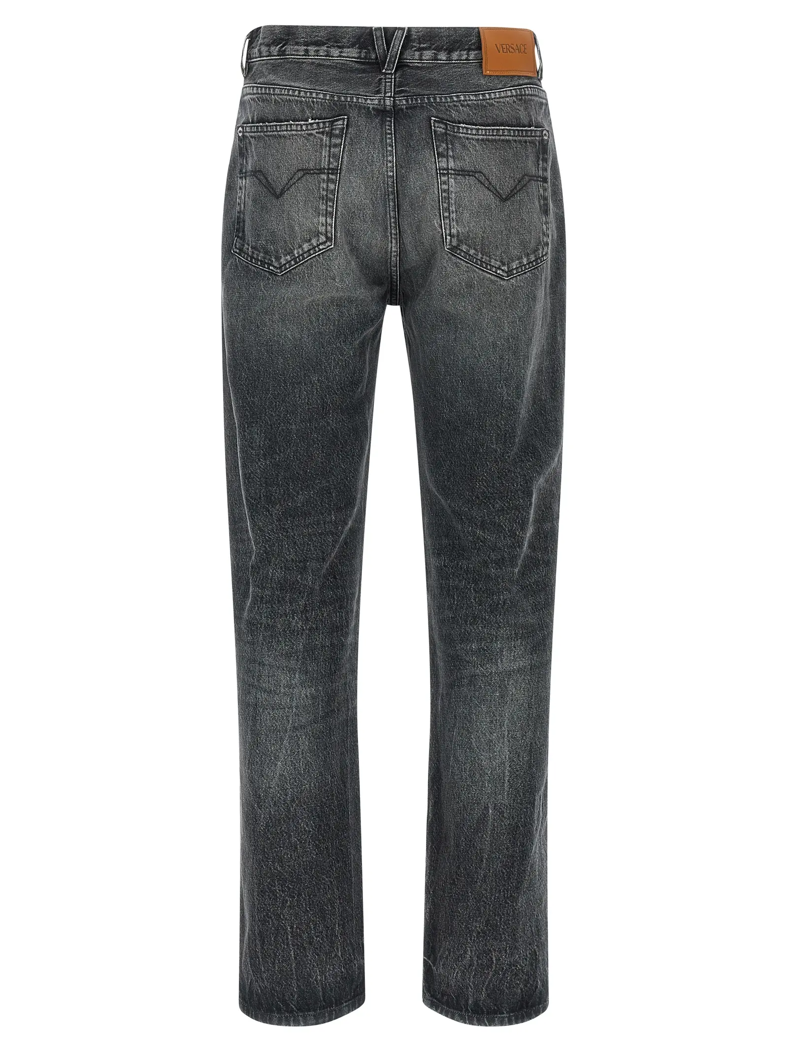 Джинси Versace Stone Wash Сірі 2 'Stone wash' jeans 10177751A160531D980 VERSACE Gray
