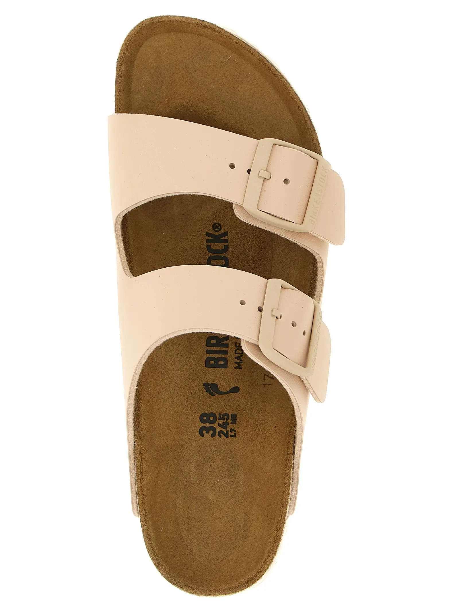 Босоніжки Arizona BS Birkenstock Бежеві 4 'Arizona BS' sandals 100% birkoflor BIRKENSTOCK Beige