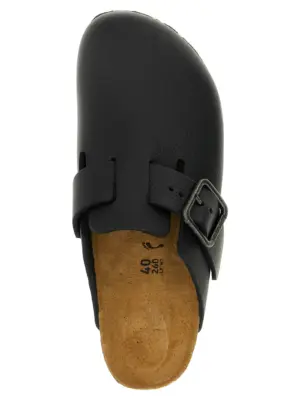 'Boston Wire Buckle' sabots 100% calfskin leather (Bos Taurus) BIRKENSTOCK Black