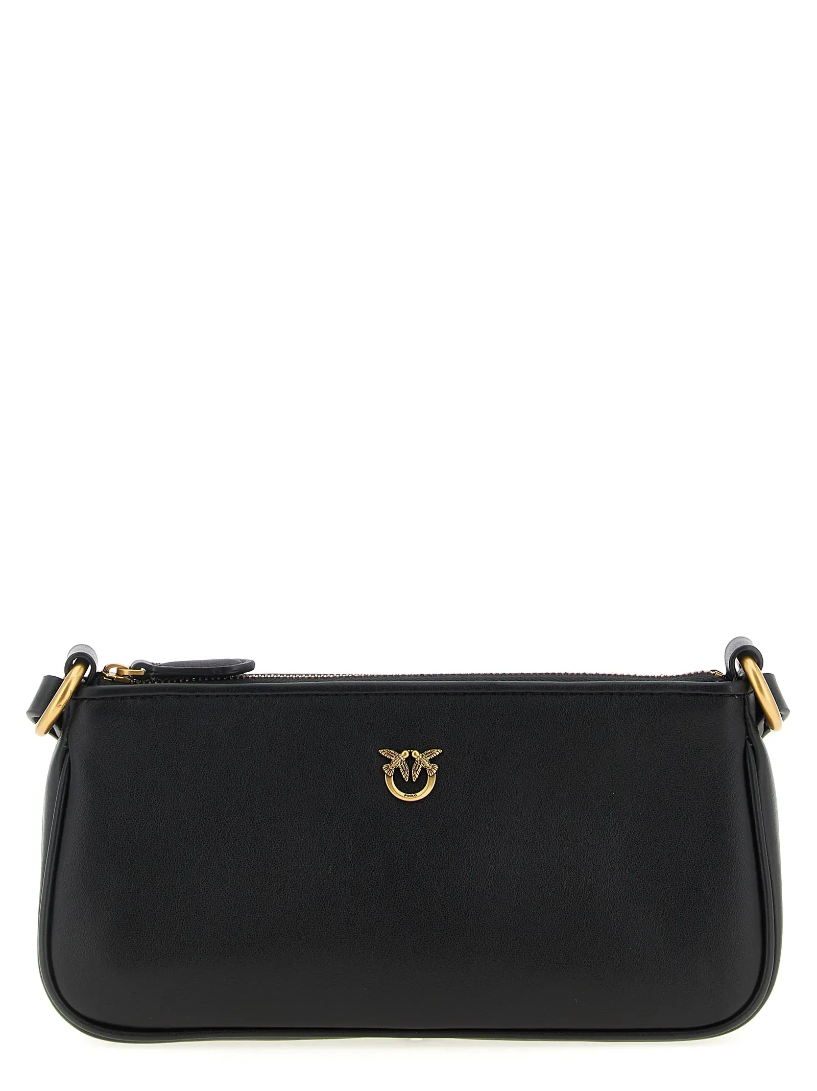 Міні сумка крос-боді Half Moon Baguette Pinko Чорна 1 'Half Moon Baguette' mini crossbody bag PINKO Black
