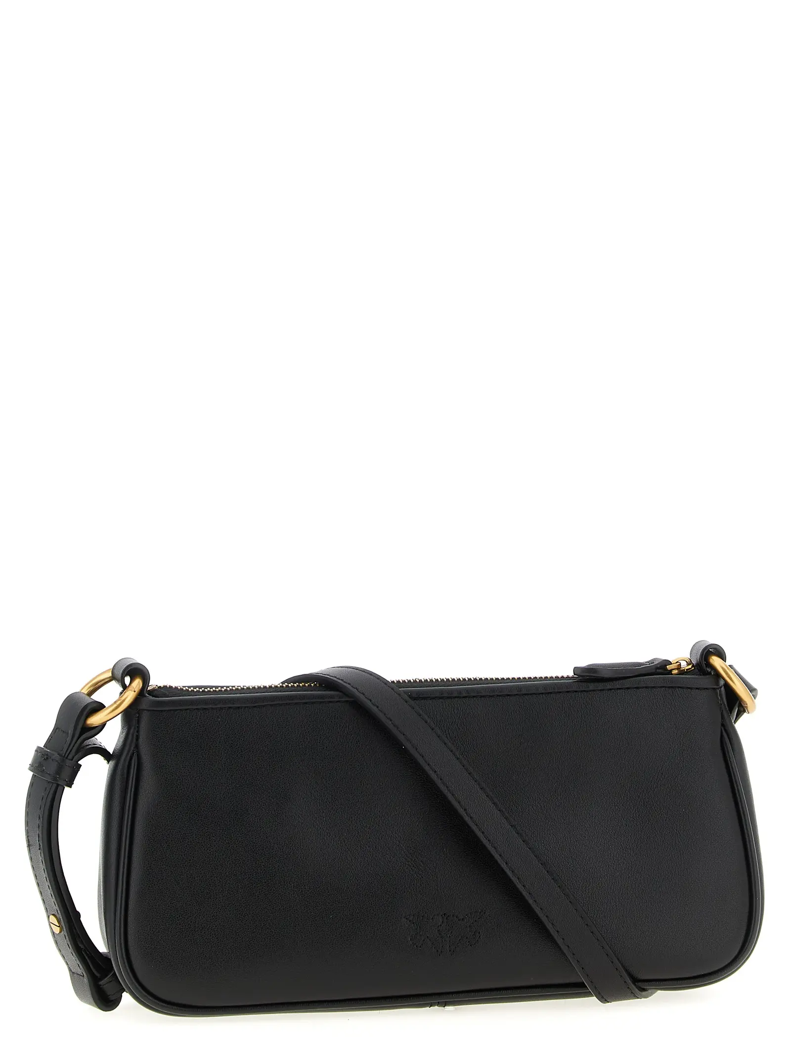 Міні сумка крос-боді Half Moon Baguette Pinko Чорна 2 'Half Moon Baguette' mini crossbody bag 105069A0QOZ99Q PINKO Black
