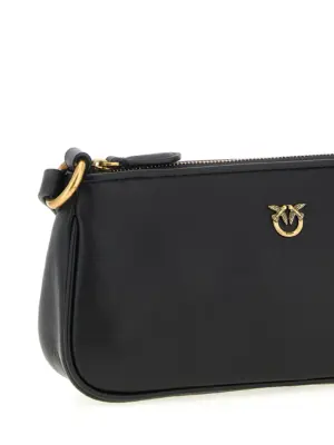 'Half Moon Baguette' mini crossbody bag Woman PINKO Black