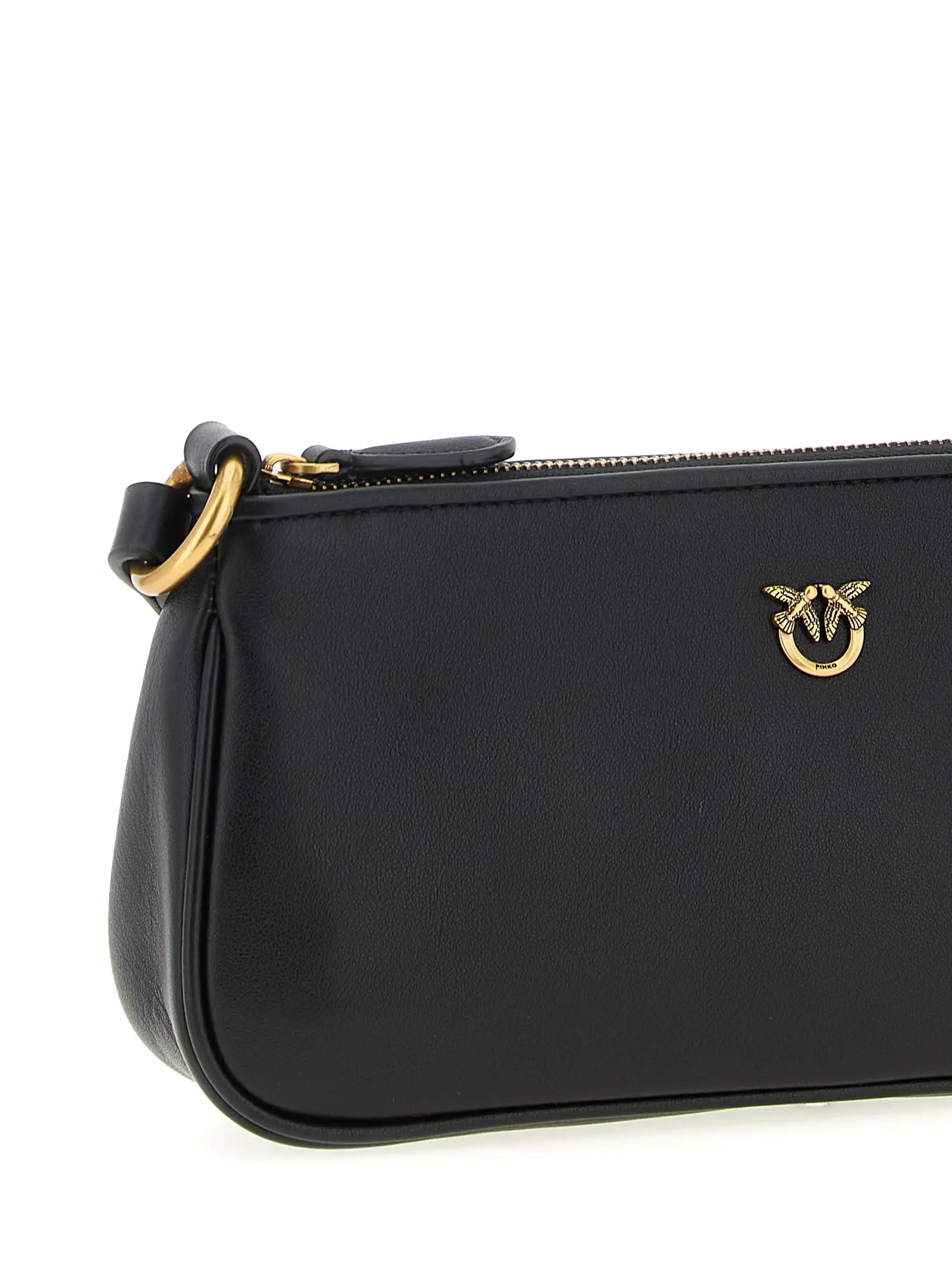 Міні сумка крос-боді Half Moon Baguette Pinko Чорна 3 'Half Moon Baguette' mini crossbody bag Woman PINKO Black