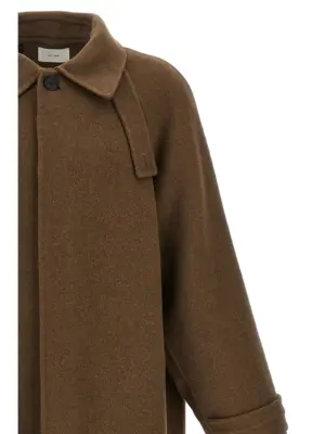 'Kenet' coat 50% goat cashmere (capra hircus) 50% virgin wool THE ROW Brown