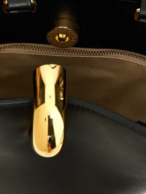 'Le Petit Bambola' mini handbag 100% cow leather (Bos Taurus) JACQUEMUS Black