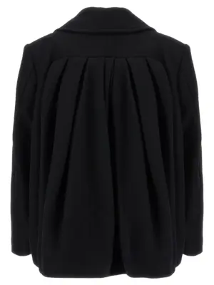 'Vafel' coat 2520105402216900 DRIES VAN NOTEN Black
