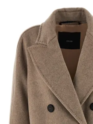 'Angus' coat Woman MAX MARA Beige
