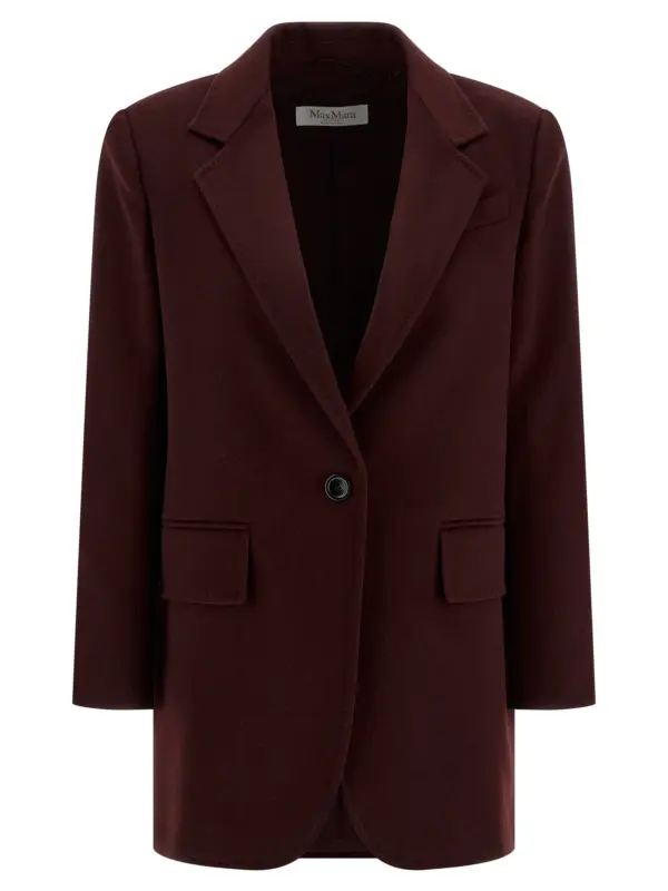 'Ariccia1234' blazer MAX MARA Bordeaux