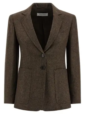 'Bermuda1234' blazer MAX MARA Brown