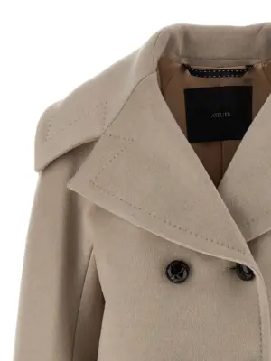 'Mario' coat Woman MAX MARA Beige