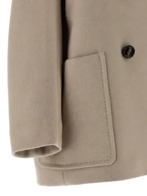 'Mario' coat 100% cashmere MAX MARA Beige