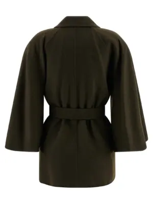 'Verna' coat 2521086103600007 MAX MARA Green
