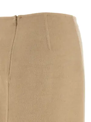 'York' skirt 100% camel wool (Camelus dromedarius) MAX MARA Beige