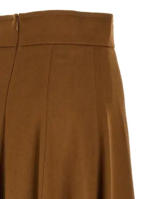 'Sagra' skirt 100% camel wool (Camelus dromedarius) MAX MARA Brown