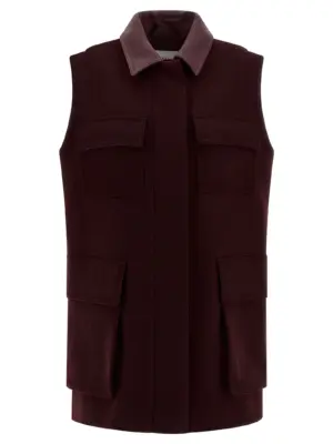 'Aeroso1234' vest MAX MARA Bordeaux