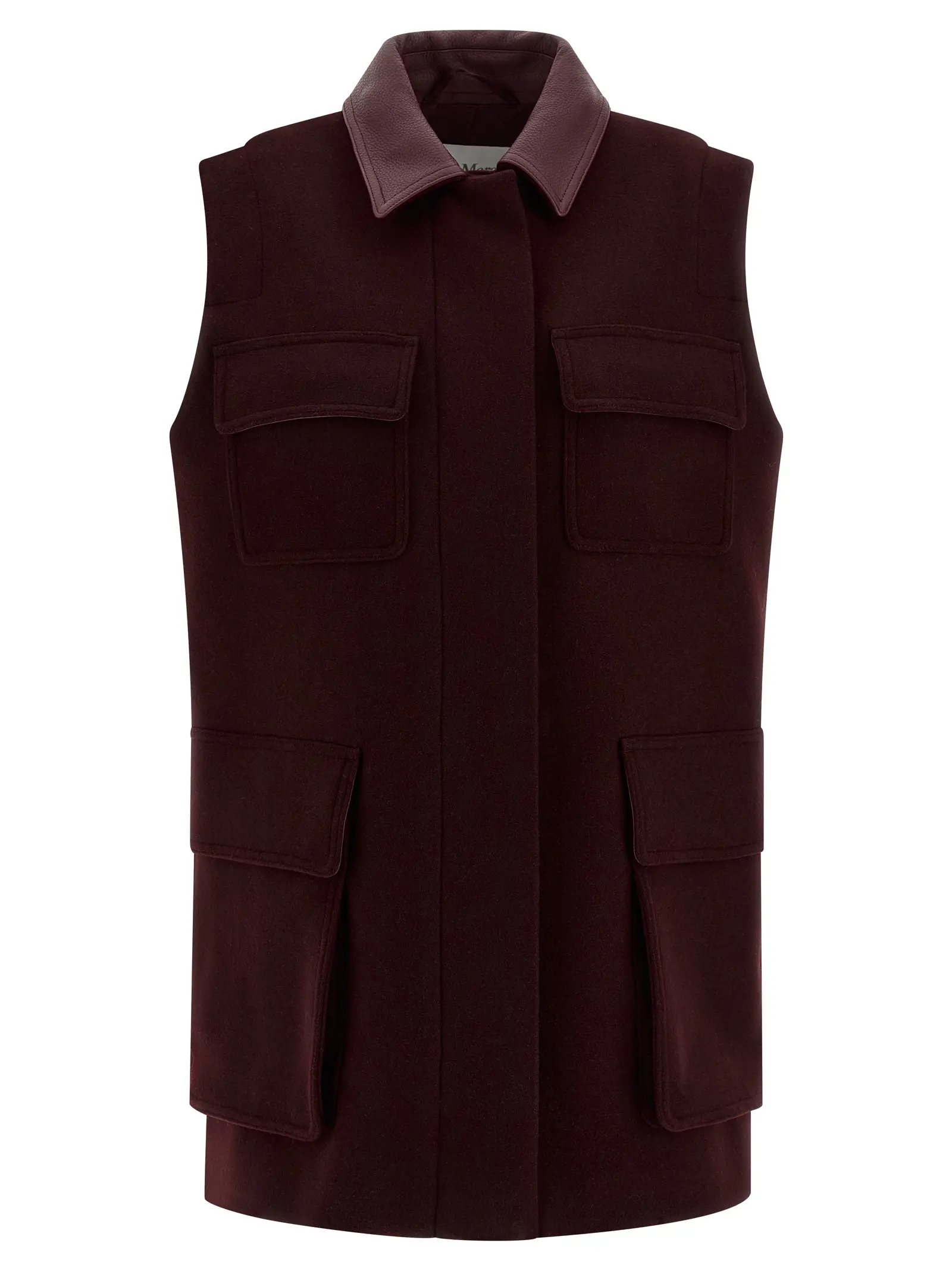Жилет Aeroso1234 Max Mara Бордовий 1 'Aeroso1234' vest MAX MARA Bordeaux