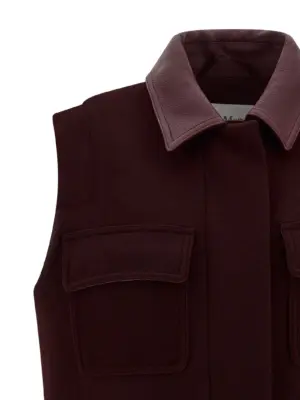 'Aeroso1234' vest Woman MAX MARA Bordeaux