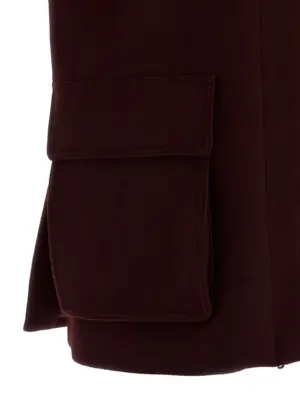 'Aeroso1234' vest 50% virgin wool 40% alpaca wool 10% cachemire MAX MARA Bordeaux