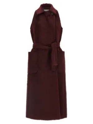 'Abbozzi1234' coat MAX MARA Bordeaux
