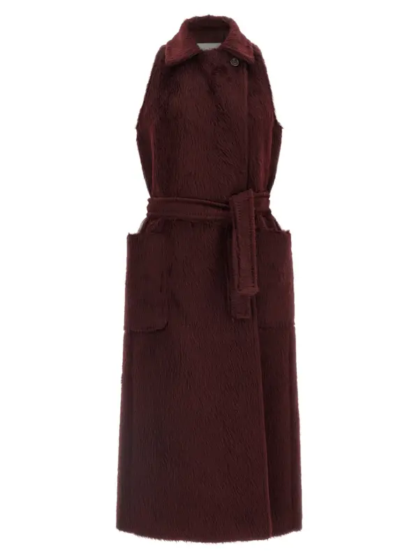 'Abbozzi1234' coat MAX MARA Bordeaux