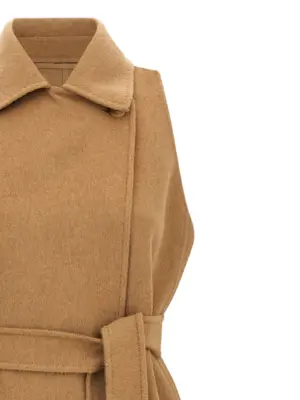 'Berlina1234' coat Woman MAX MARA Beige